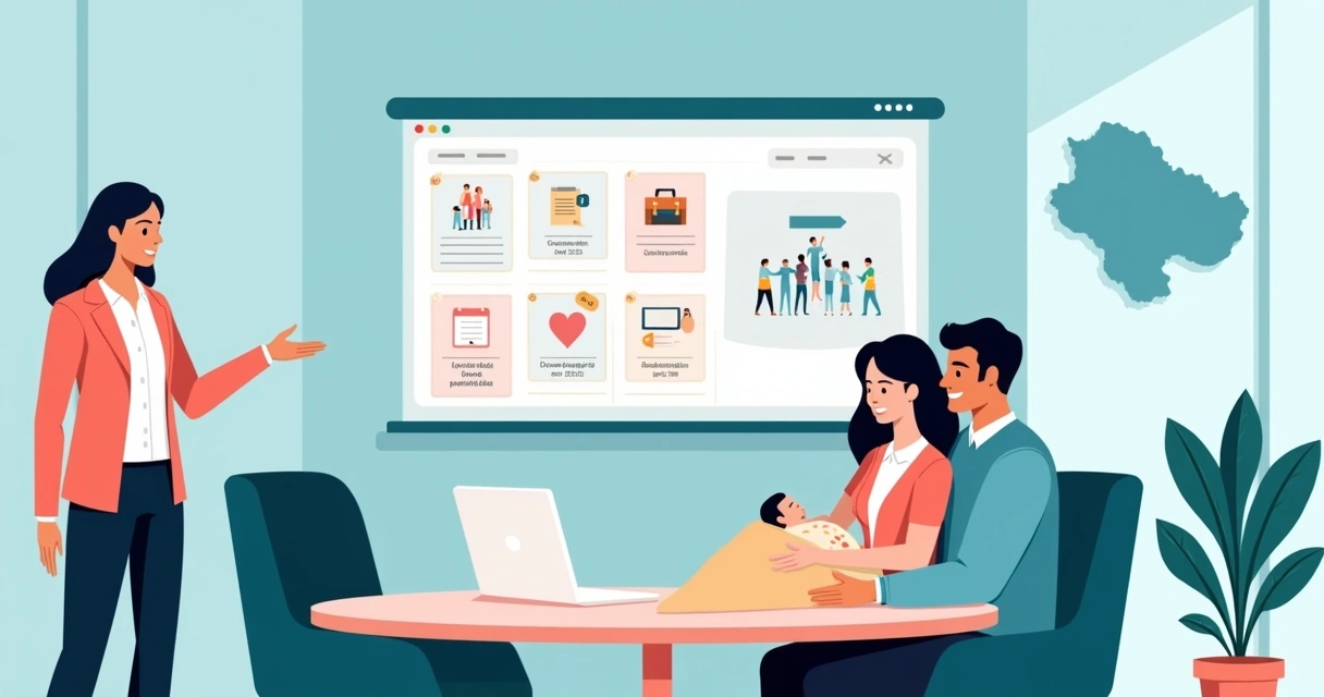 Padres paraguayos revisan licencia de maternidad y paternidad en sistema digital de recursos humanos 