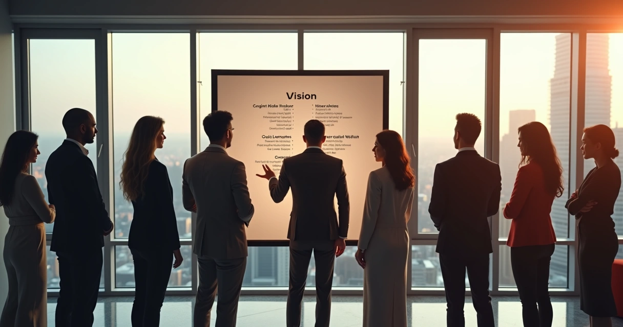 Líder mostrando atitude ética guiando equipe 