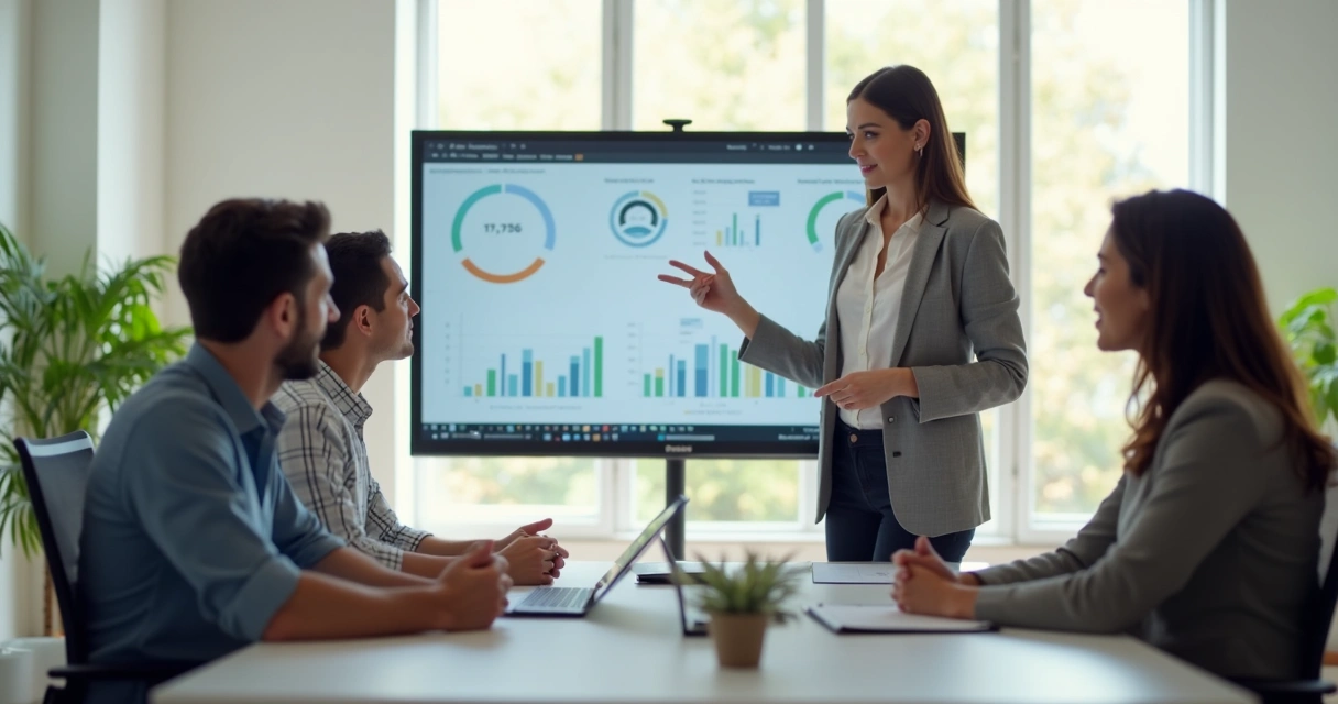 Liderança consciente com equipe alinhada em escritório moderno 