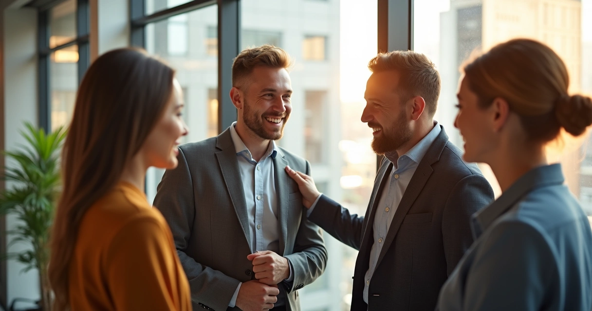 Líder demonstrando empatia com membros da equipe