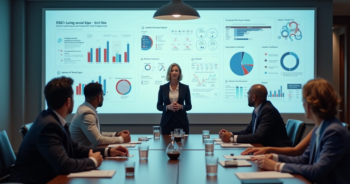 Reunião sobre liderança e diversidade corporativa 