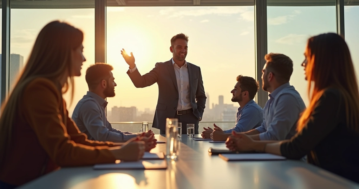 Líder acolhendo equipe com empatia e escuta ativa 