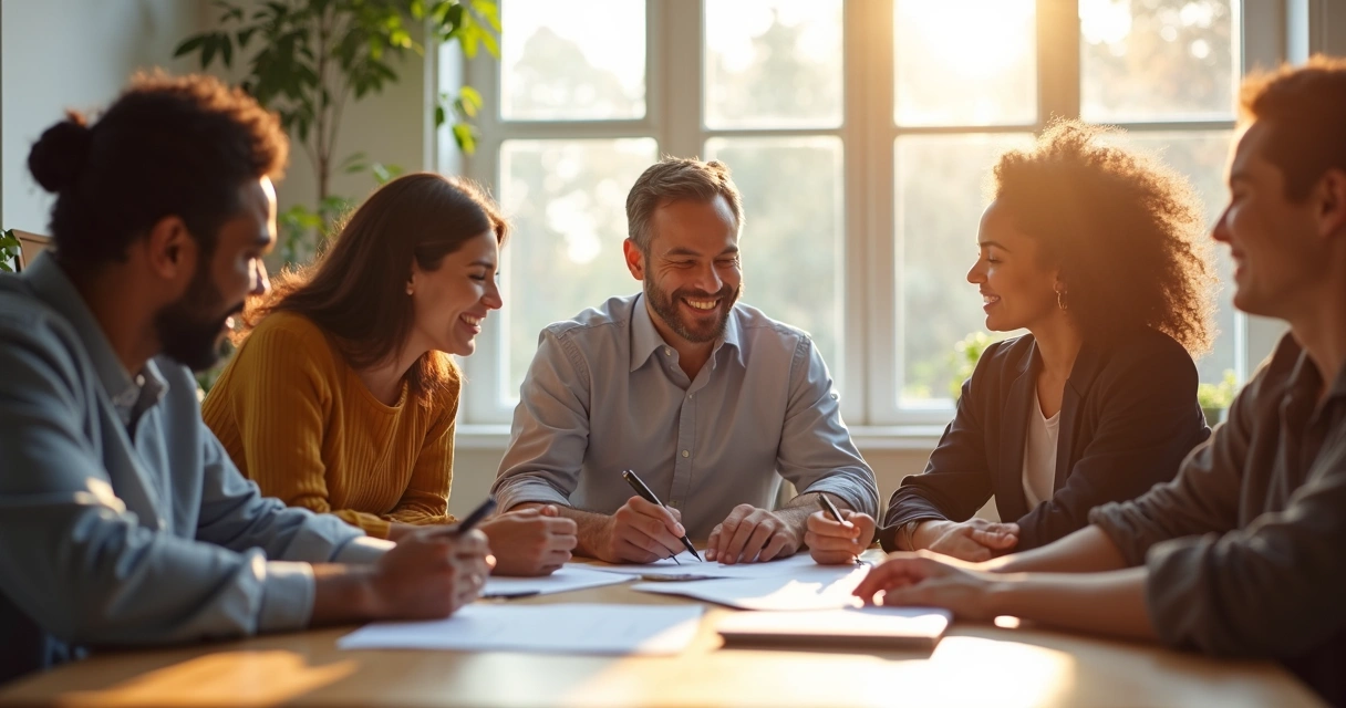 Líder guiando al equipo con empatía y responsabilidad