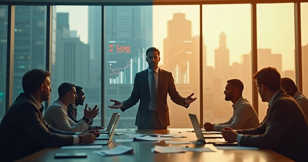 Líder frente a un equipo dividido entre caos y calma 