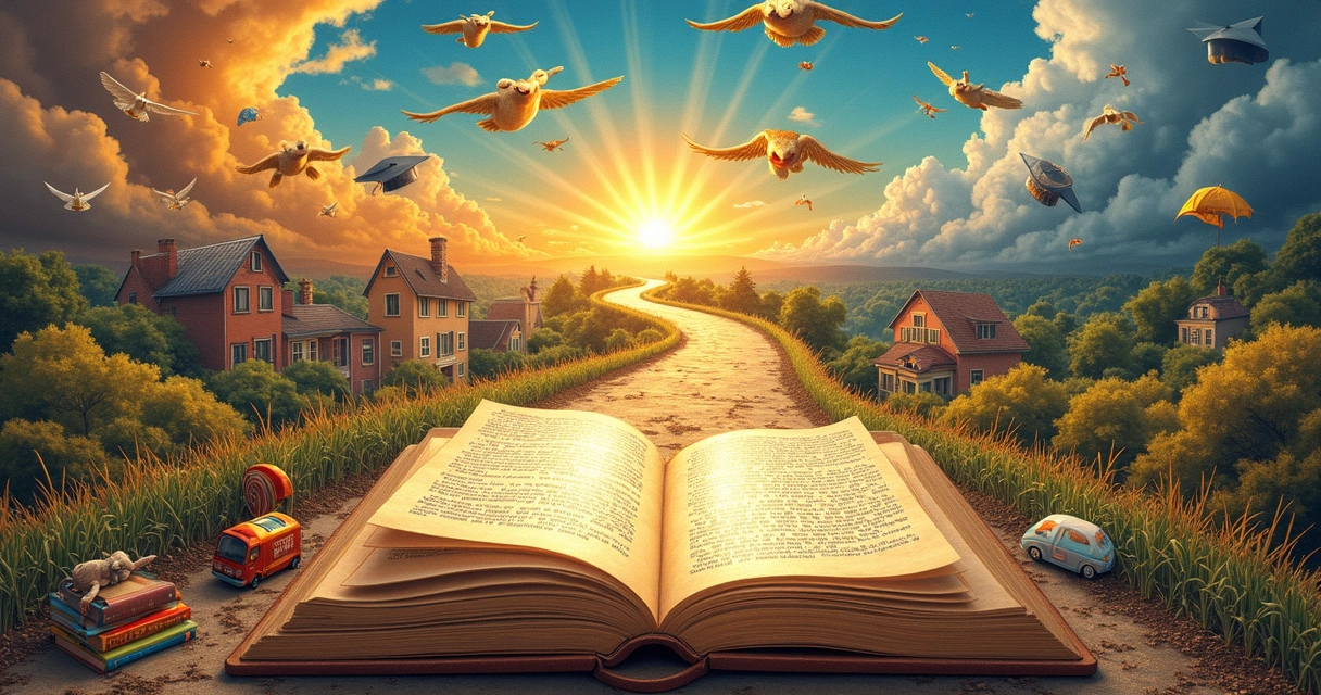 Collage representing a personal journey through symbolic images 