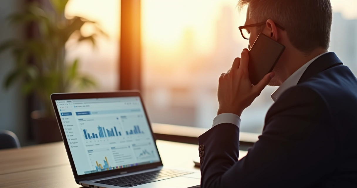 Pessoa em ligação de check-in com cliente 