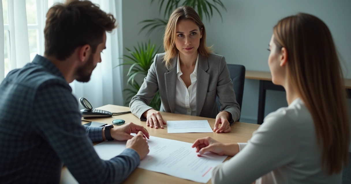 Psicólogo orientando paciente sobre limites em situação de emergência