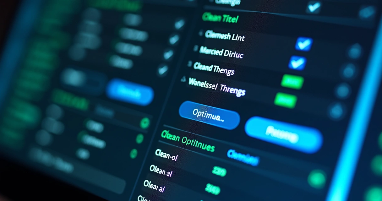 Painel administrativo mostrando limpeza no banco de dados WordPress 