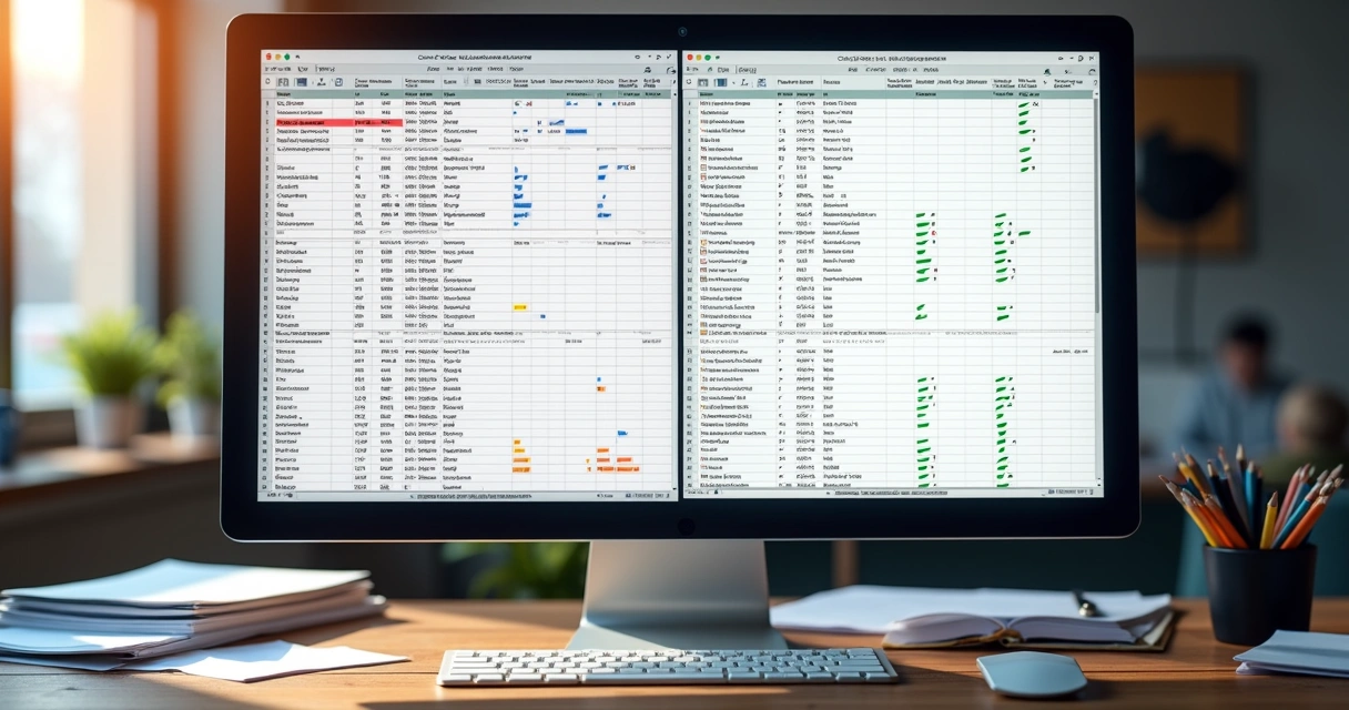 Comparação visual entre base de dados antiga e após limpeza 