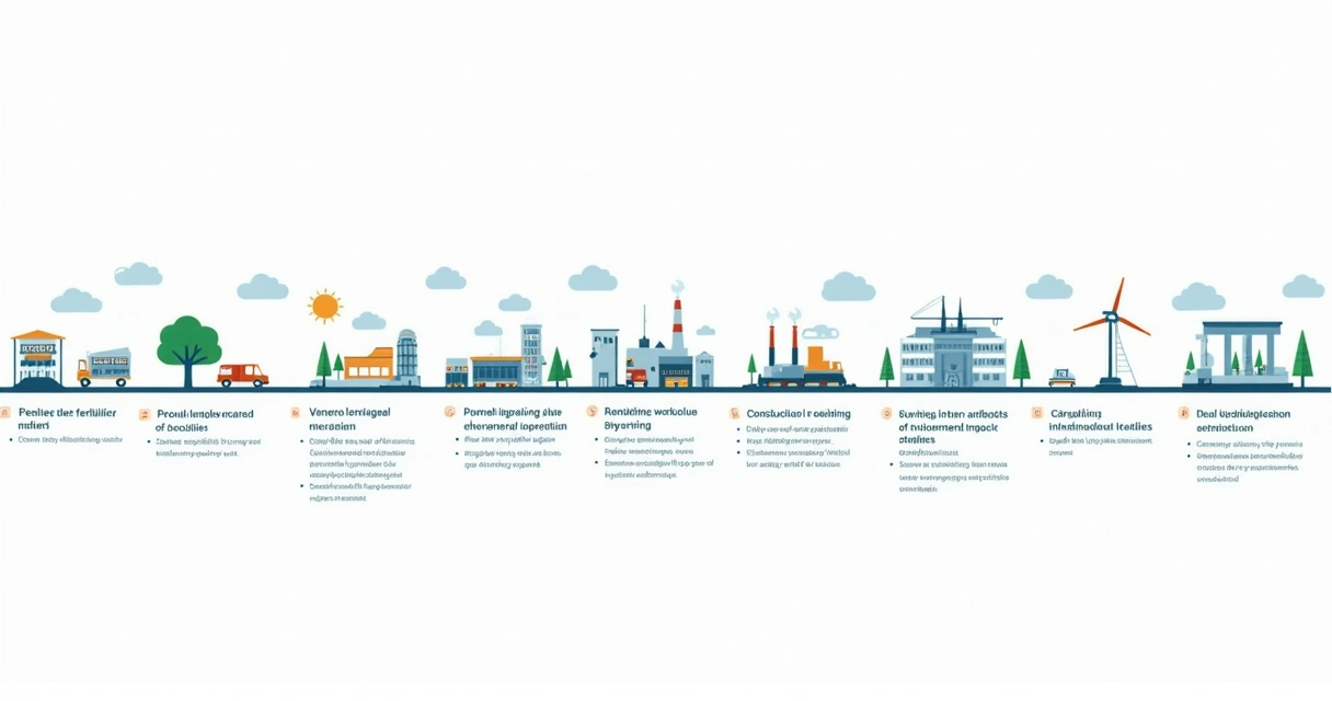Linha do tempo do licenciamento ambiental, com marcos de cada etapa 