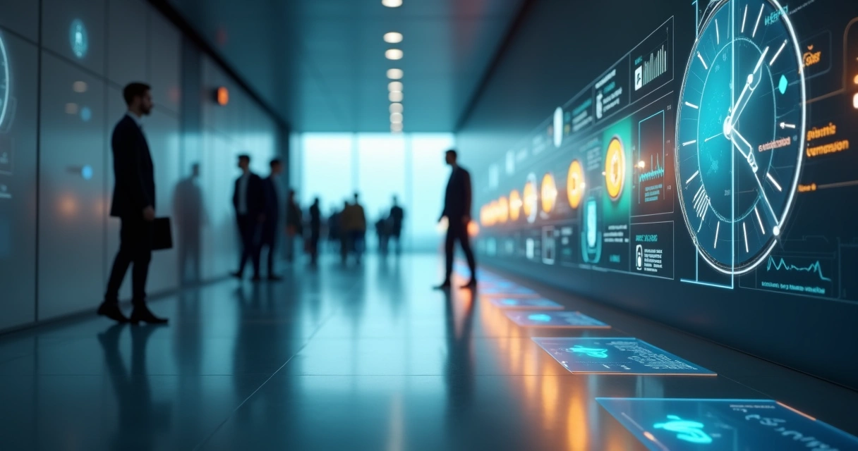 Linha do tempo da jornada de compra do cliente com vendedor ajustando o momento de abordagem 