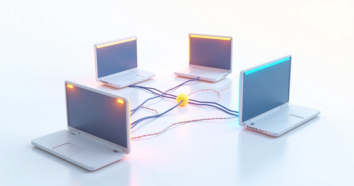 Conexões representando estratégia de link building no SEO 