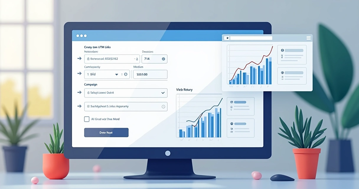 Formulário de criação de link personalizado com campos preenchidos 