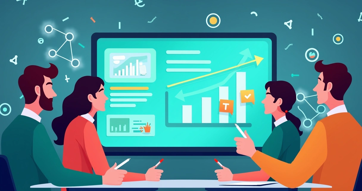 Team designing a digital resource for link building