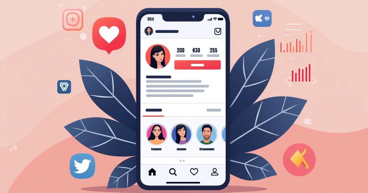Página de influenciador digital mostrando links múltiplos no Instagram.