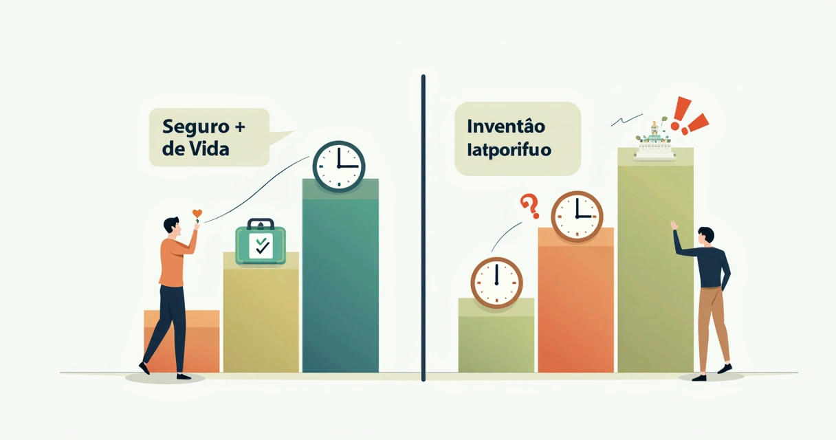 Gráfico mostrando liquidez de indenização de seguro de vida 
