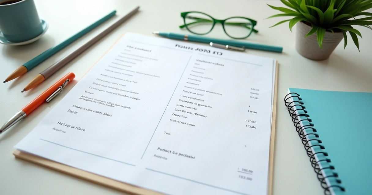 Lista de contas agendadas para pagar e receber em um quadro branco 