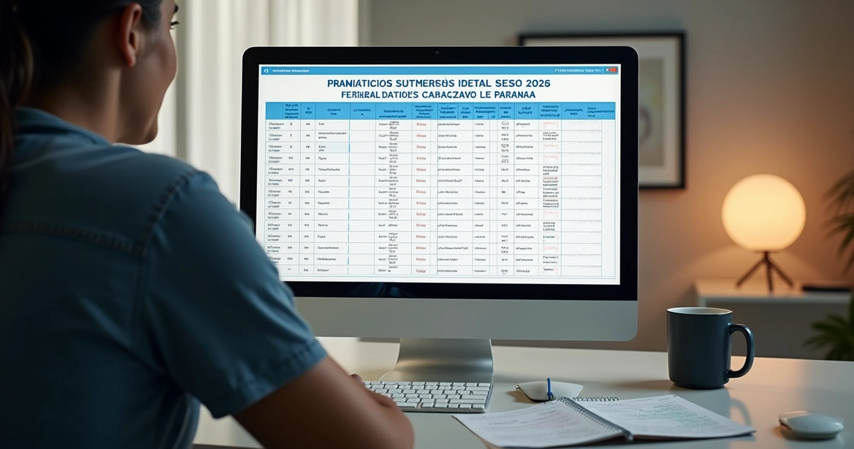 Página de computador exibindo lista de pré-candidatos a deputado federal no Paraná