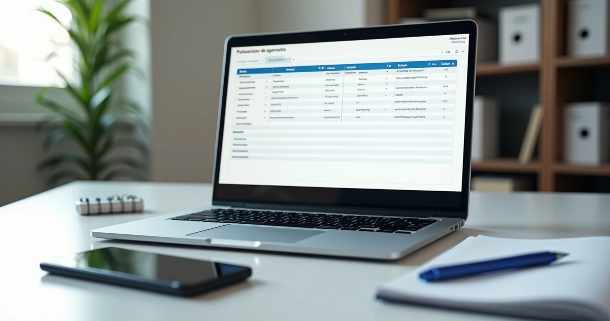 Tela simples com lista de retornos de vendas organizada 