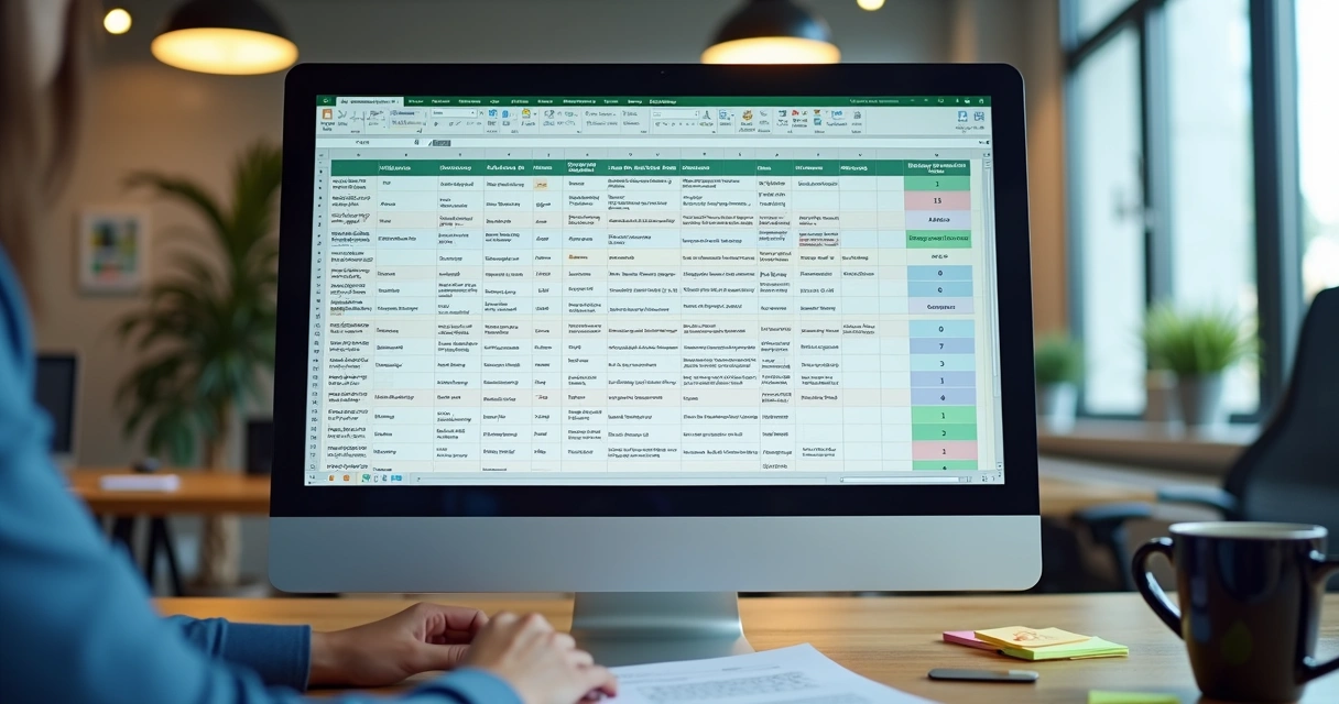 Planilha com lista segmentada de contatos decisores 