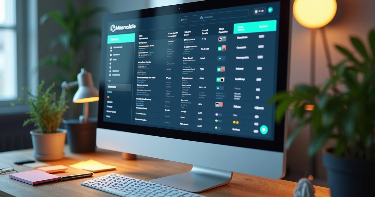 Tela com lista segmentada de leads exibindo porte, segmento, região e score de priorização 