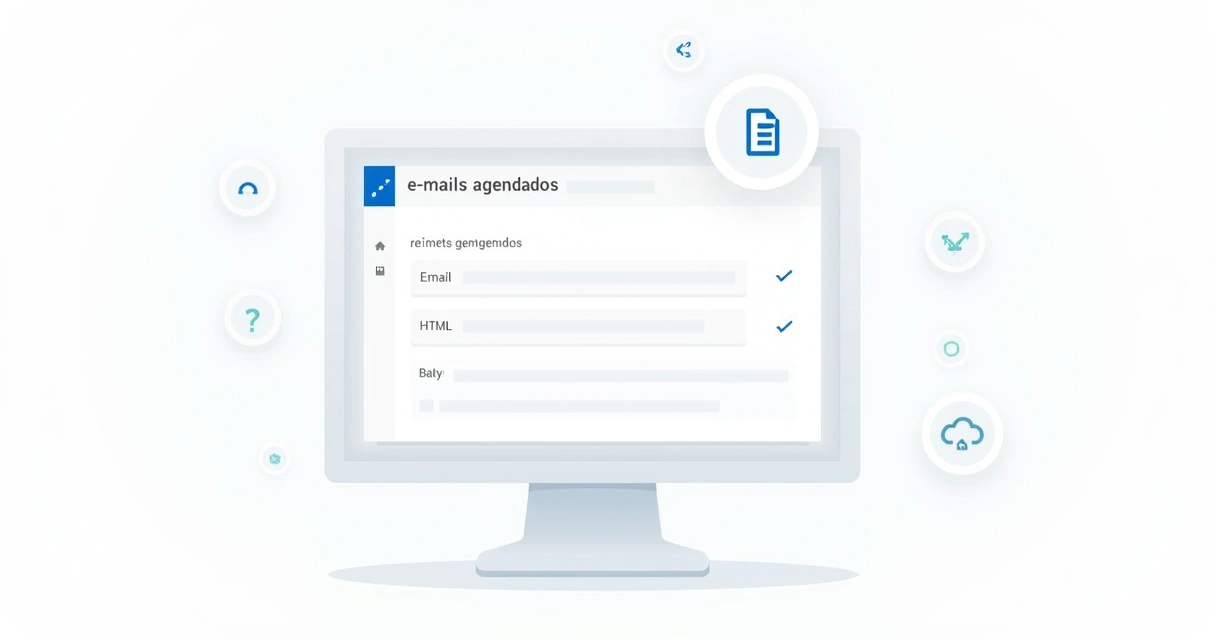 Campos de lista de e-mails agendados no SharePoint 