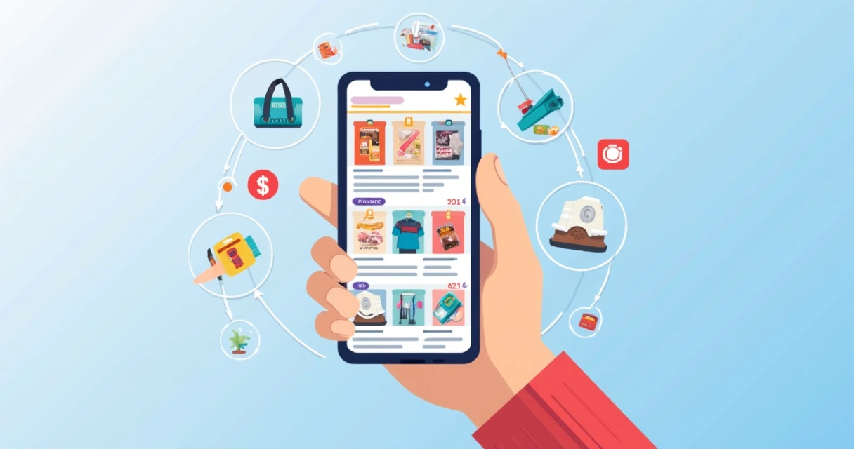 Cadastro de vários produtos no celular 