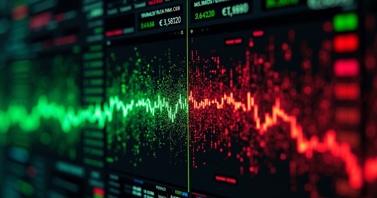Tela de livro de ordens com movimentos de traders de varejo e institucionais 