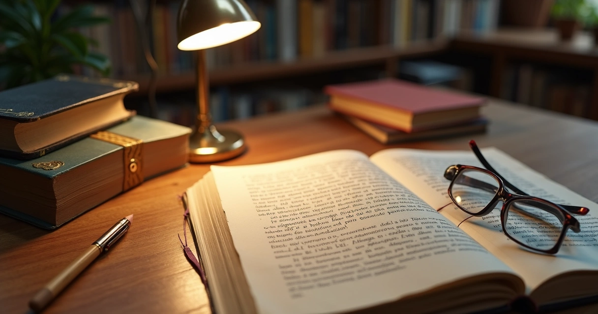 Livros de filosofia e caderno com anotações sobre trabalho e sociedade 