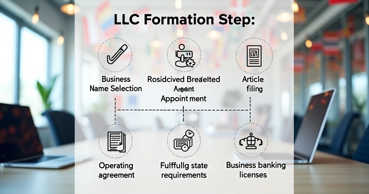 Checklist for forming an LLC remotely as a non-US resident