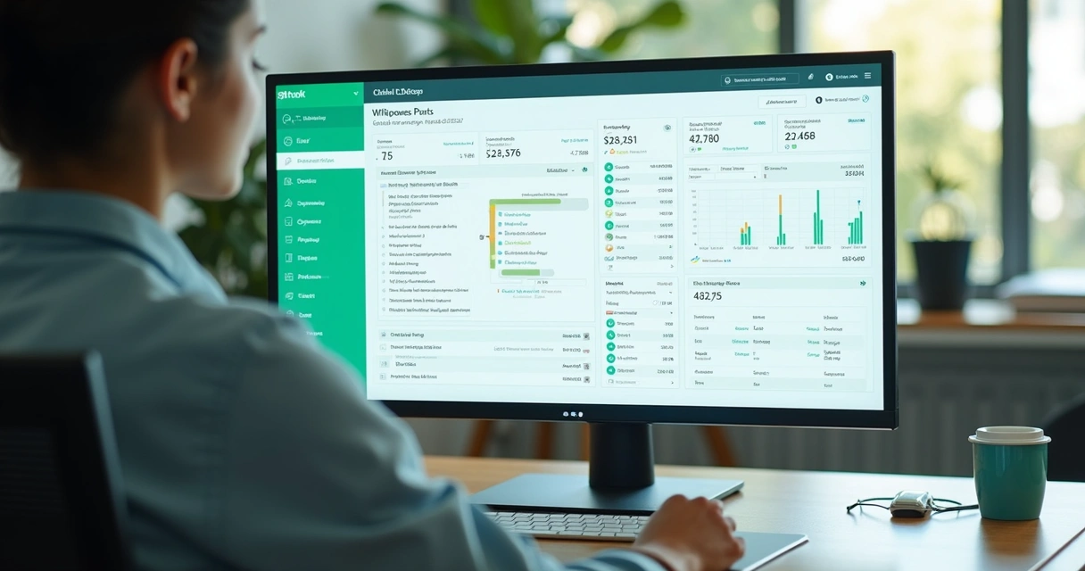 Tela com integração entre IA conversacional LLM e ERP