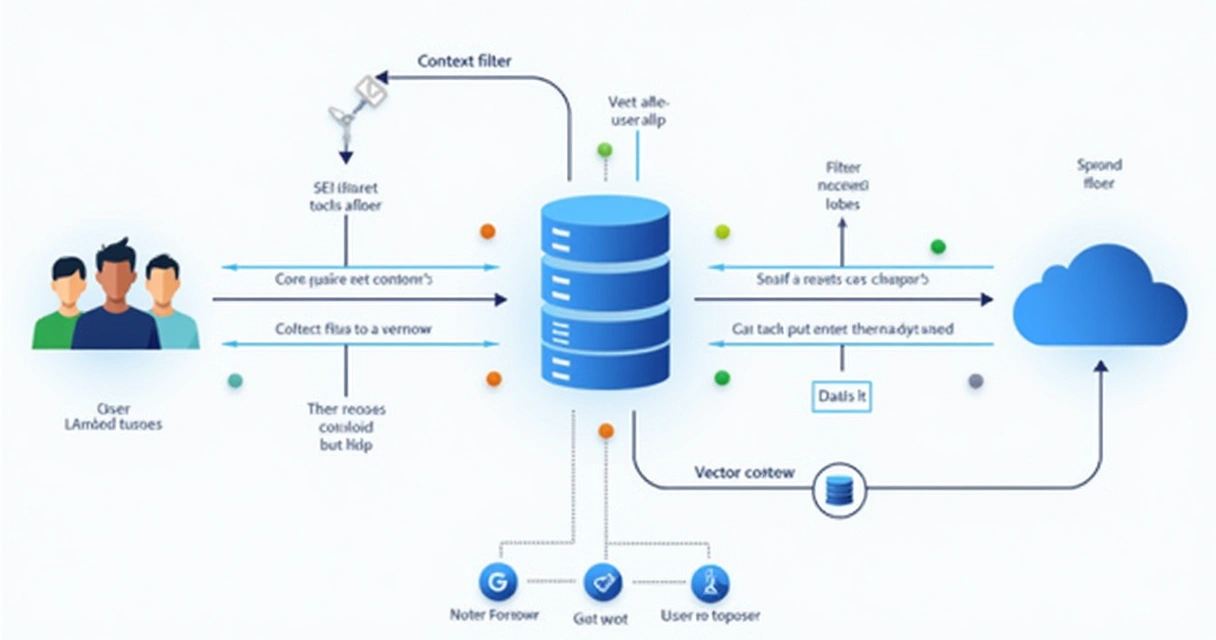 LLM pipeline with context and vector search components 