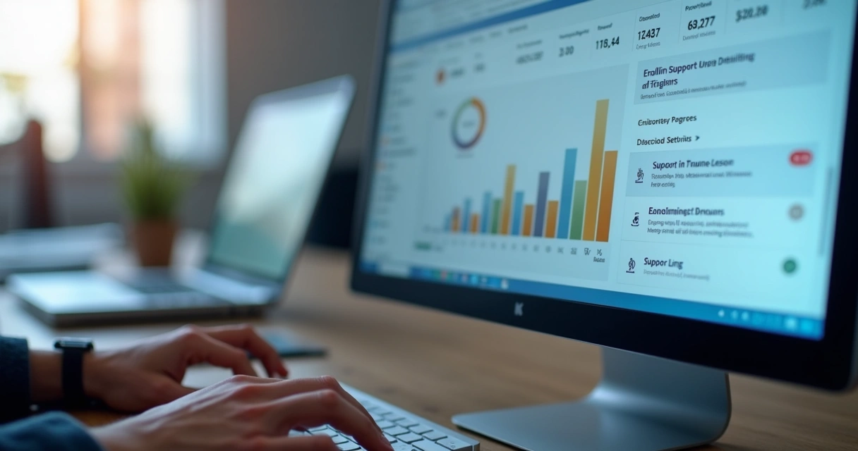 Tela de plataforma LMS pronta para lançamento de curso