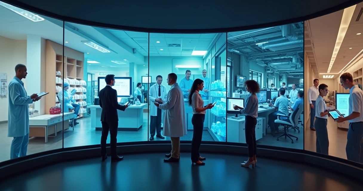 Exemplo de diferentes setores utilizando tecnologia de aprendizagem digital 