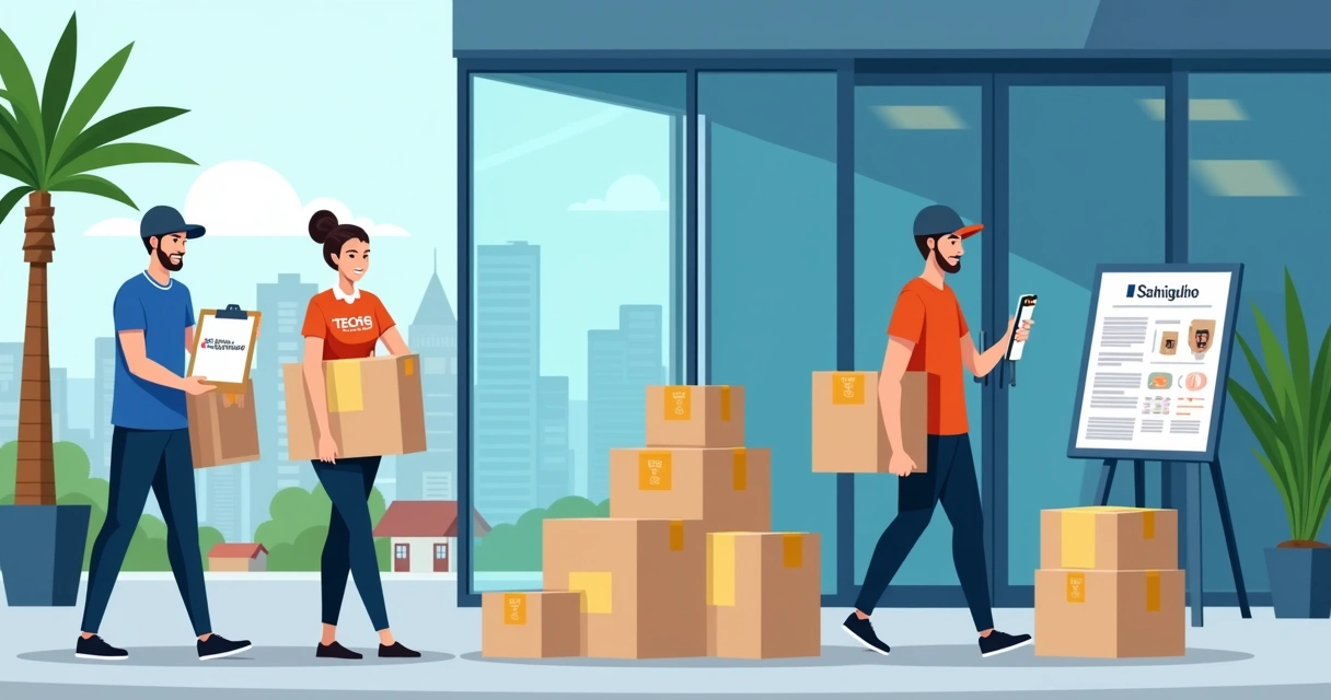 Logística de entrega corporativa de uniformes empresariais no Rio de Janeiro 