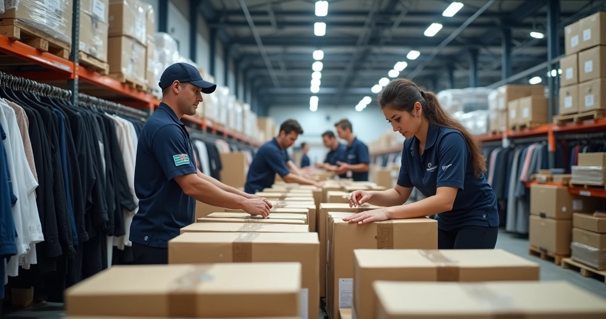 Simulação de logística reversa para devolução de roupas 