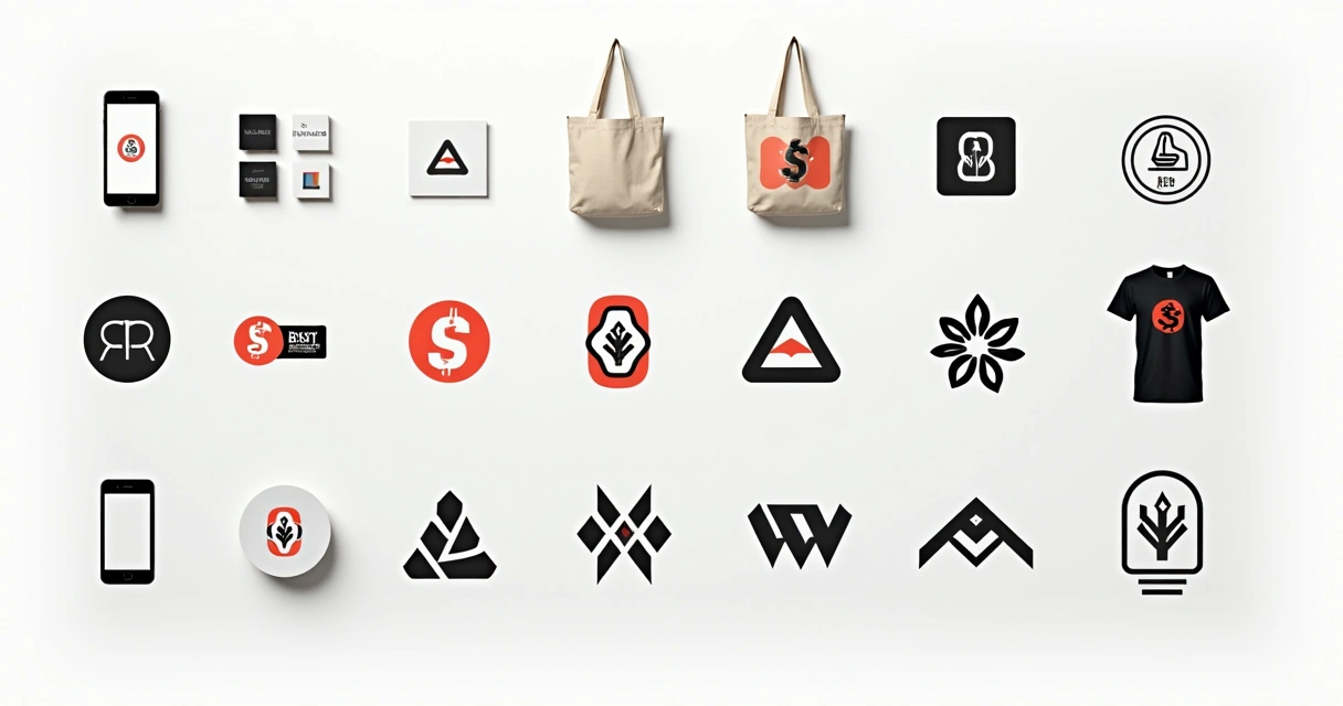 Several logo variations in different media formats 