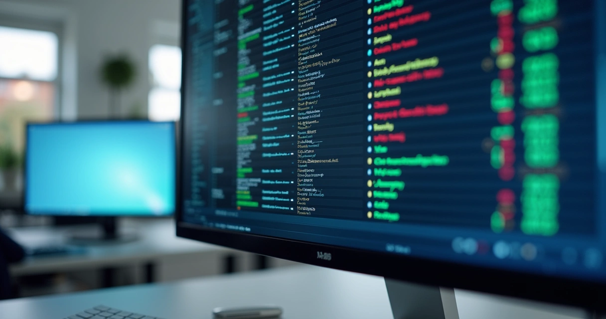 Painel com logs e filas de auditoria fiscal em tela de sistema 