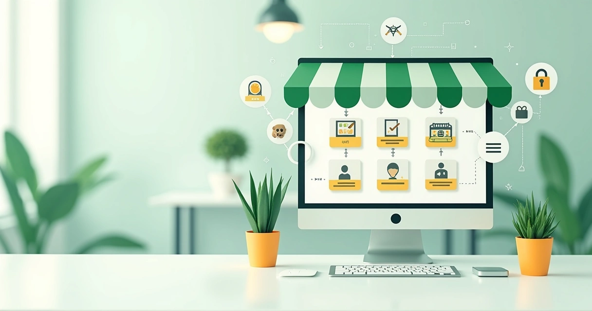 Loja digital em funcionamento com vendas sendo processadas 
