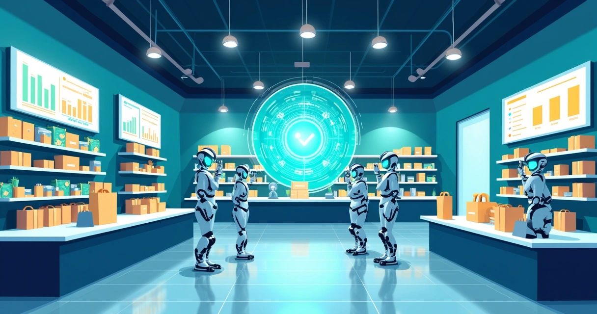 Loja de dropshipping futurista com automação e IA 