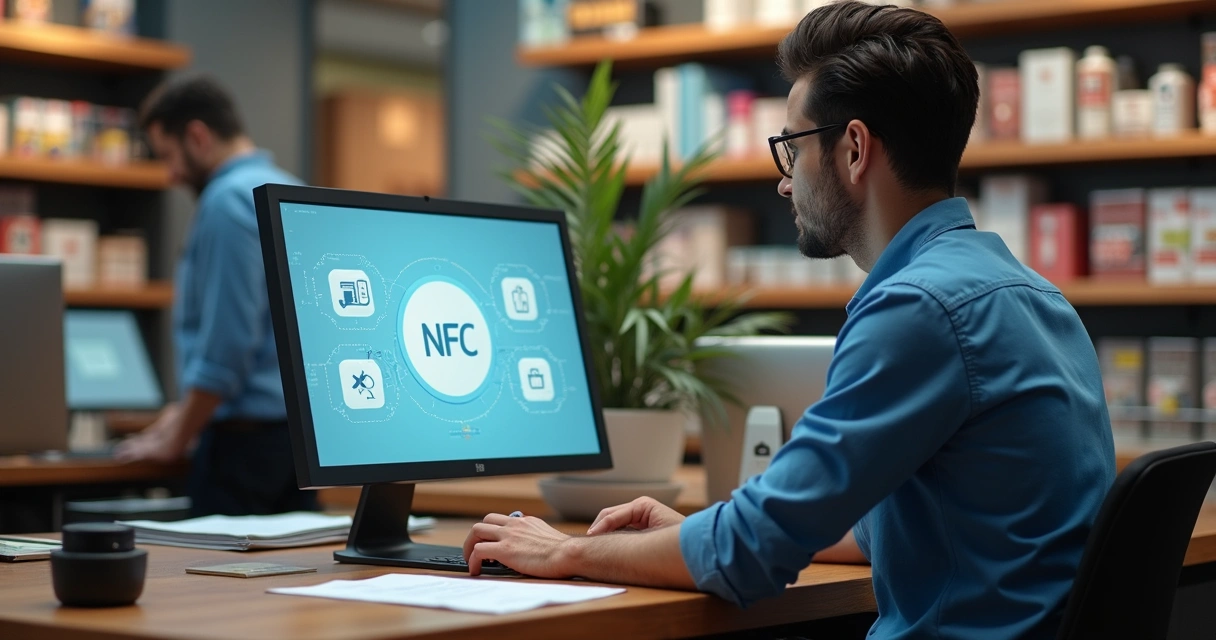 Comerciante usa computador para migrar sistema fiscal 