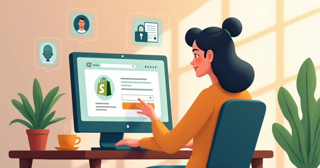 Checkout digital em loja Shopify com validação digital 