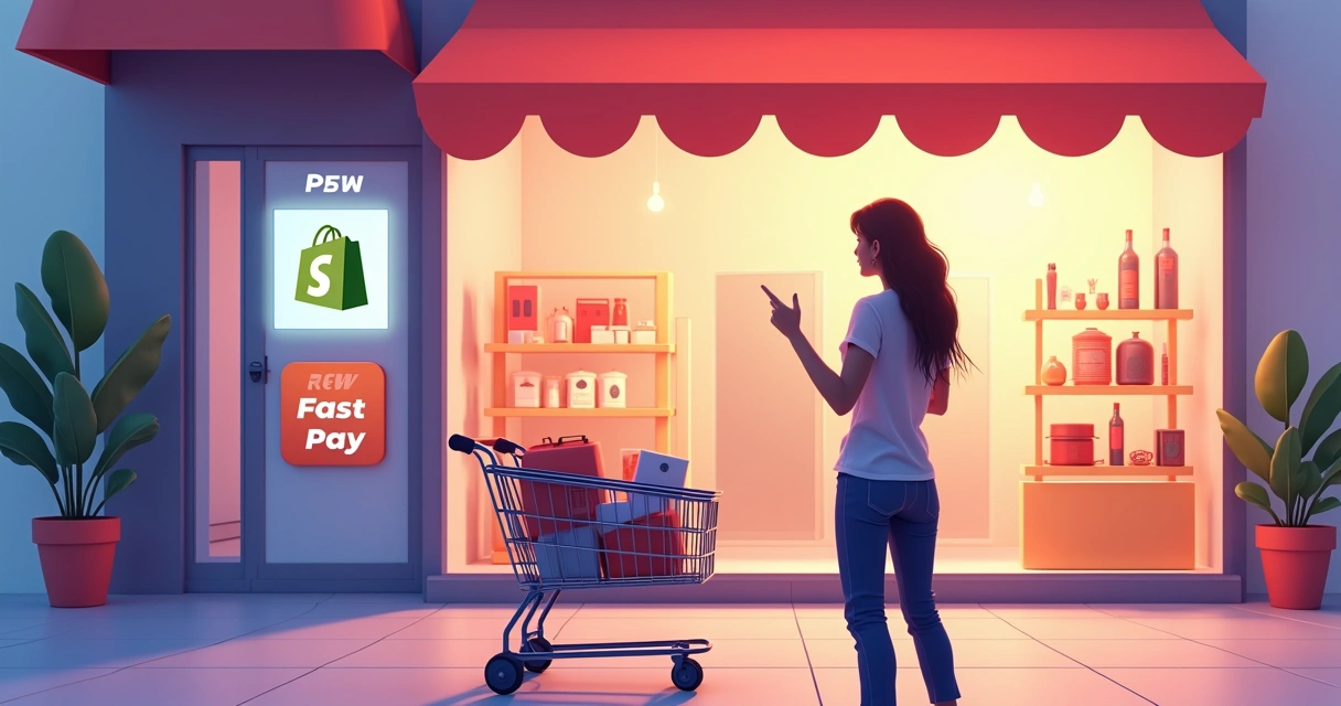 Loja Shopify em destaque com vitrine virtual e pagamento FastPay 