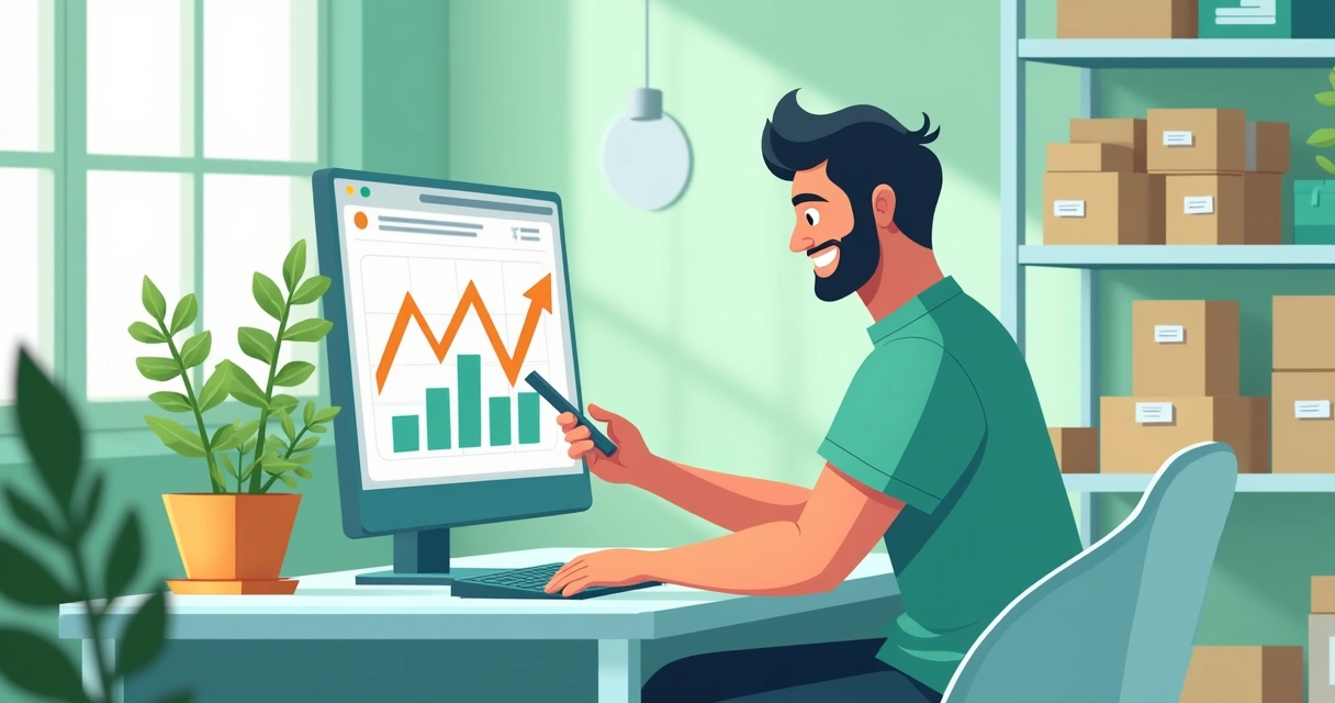 Loja digital de sucesso com vendas em crescimento 