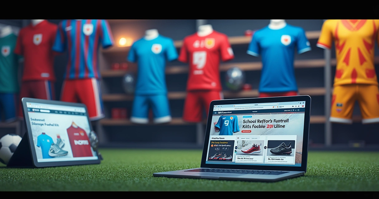 Uniformes e material esportivo disponíveis em loja virtual