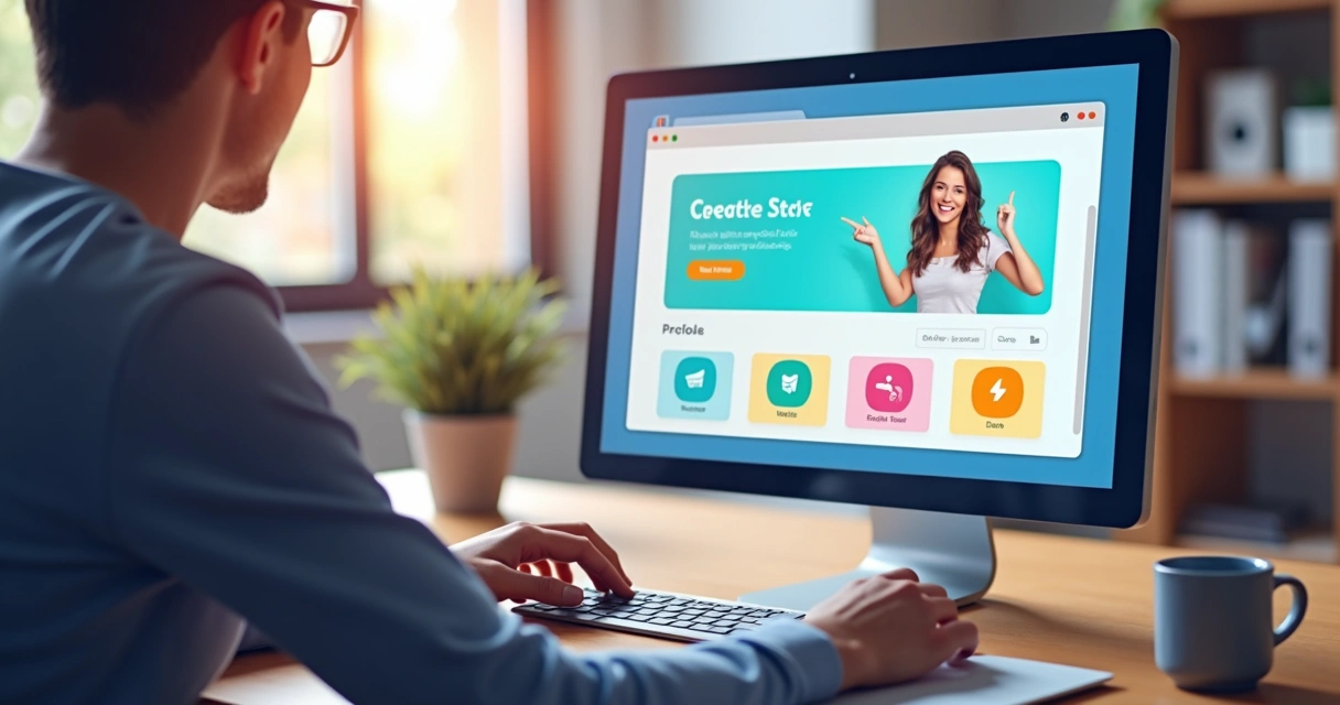 Tela de cadastro de loja online gratuita com campos simples para preenchimento e botões de ação 