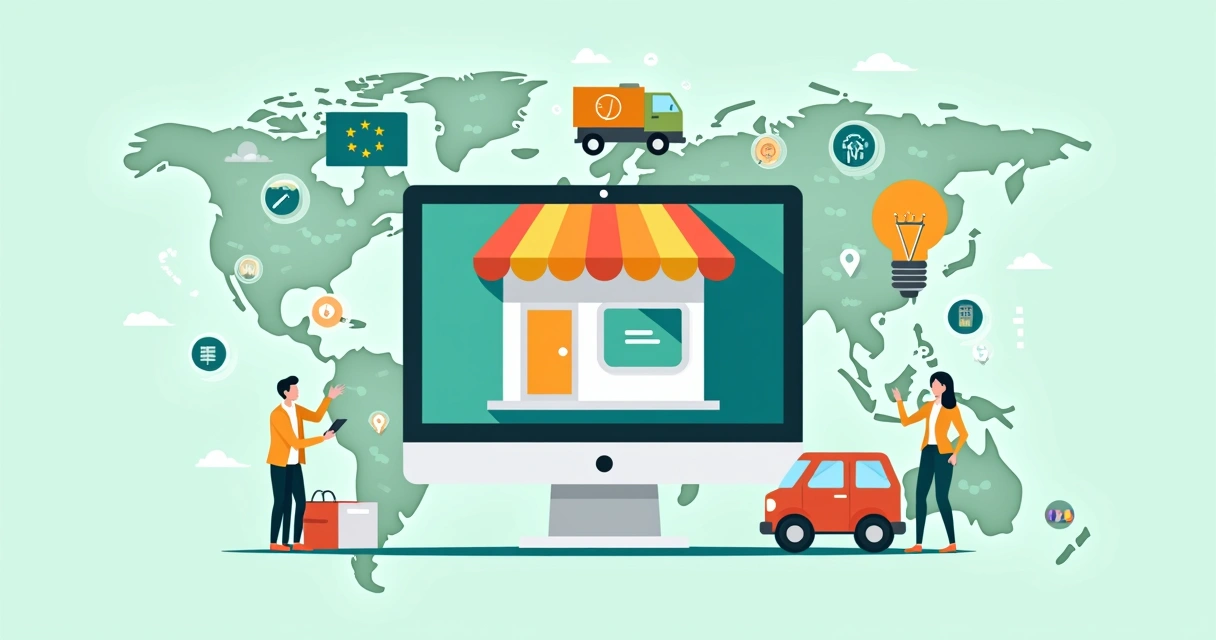 Loja virtual conectada a fornecedores internacionais via pagamento online 