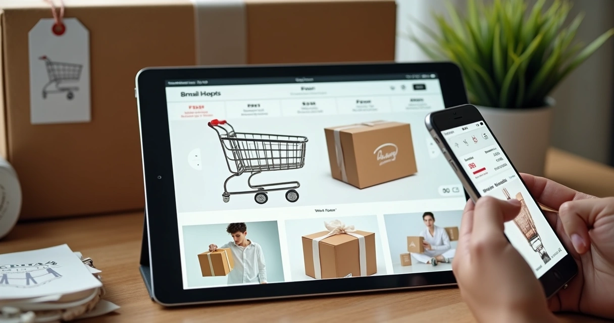 Exemplo de loja virtual para pequena empresa com produtos e carrinho 