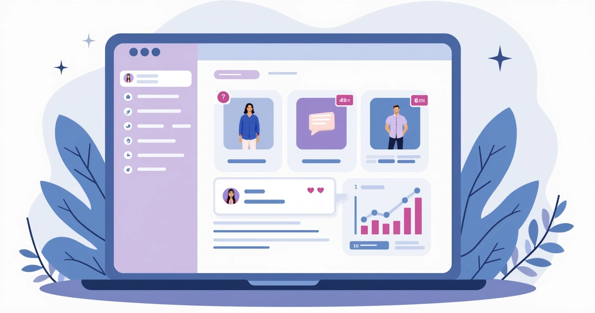 Dashboard de administração de loja virtual de roupas, com ilustrações de estoque e pedidos online 