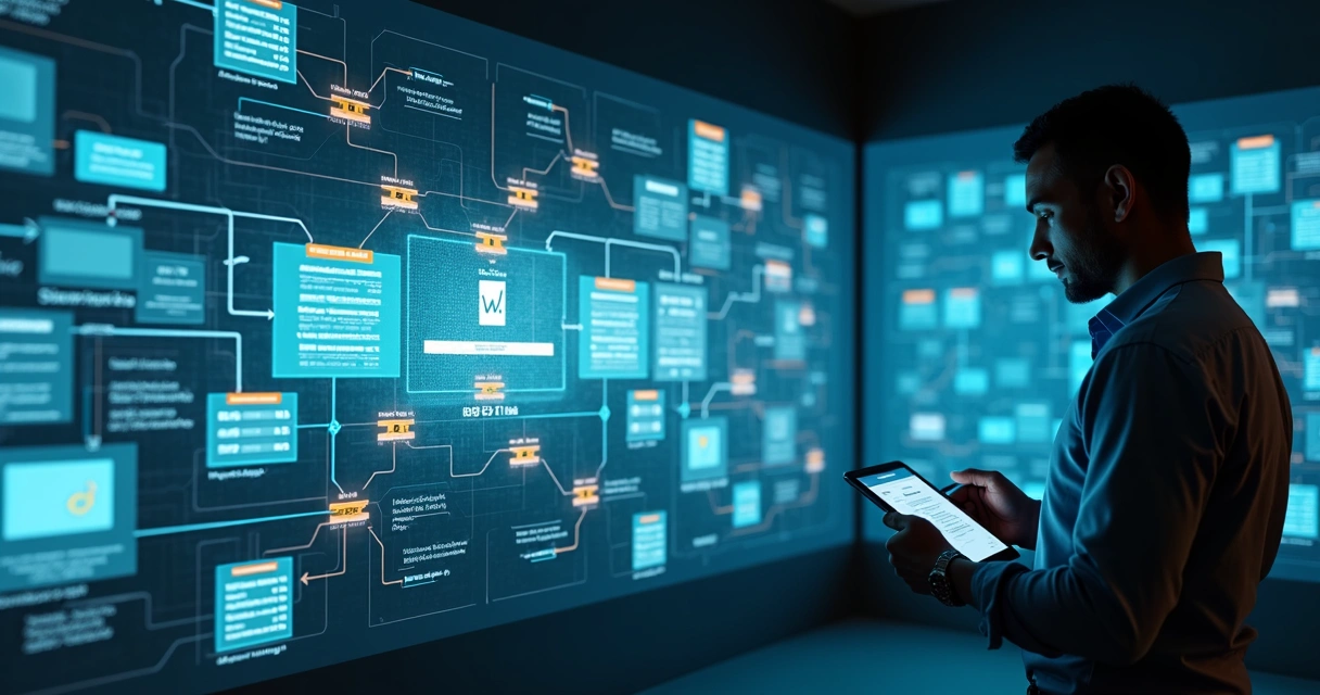 Gestor de PME observando telas com grafico de vendas recorrentes de baixo ticket 